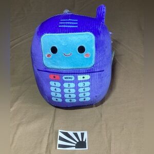 Squishmallows For Pets Squeaky Dog Toy Gamer Squad "Tadita the Cell Phone"